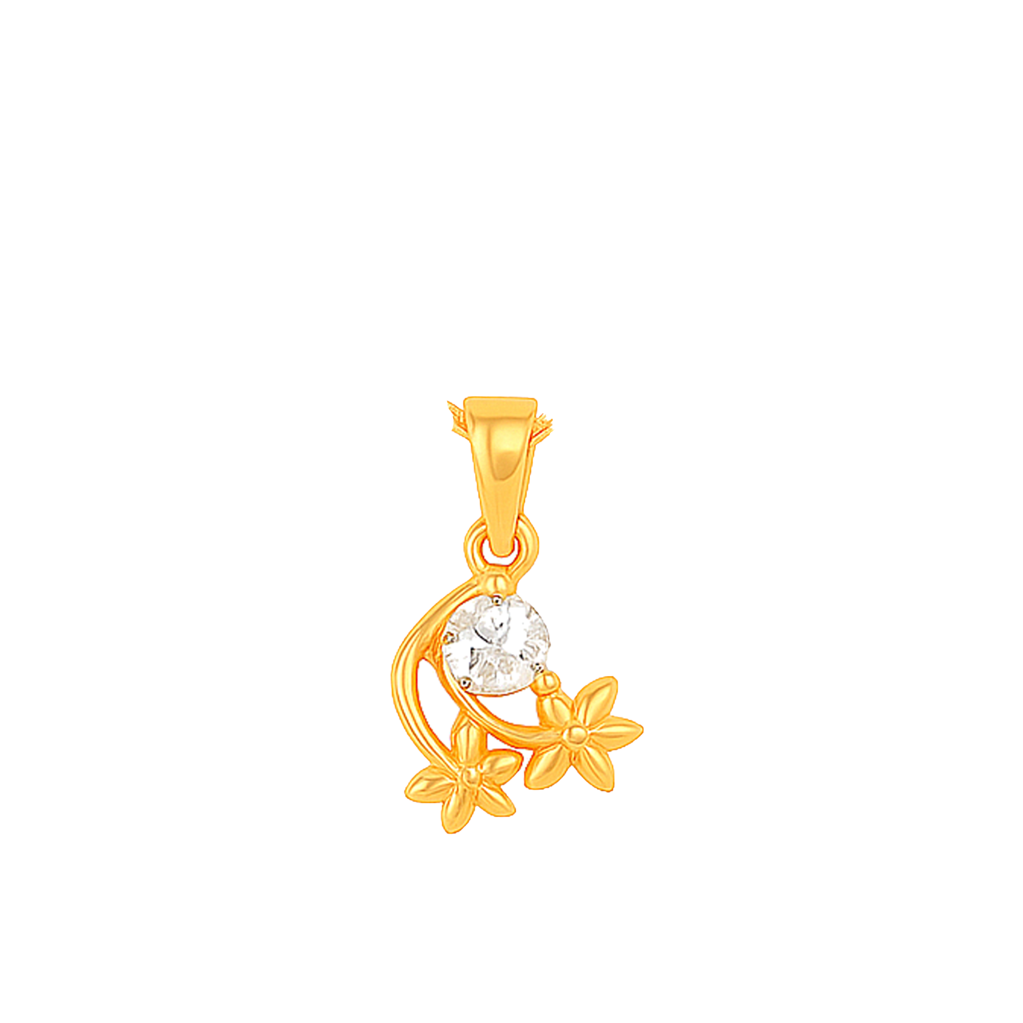 Flower Drop Chain Pendant Set