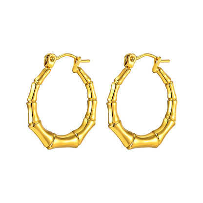 Bamboo Luxe Hoop