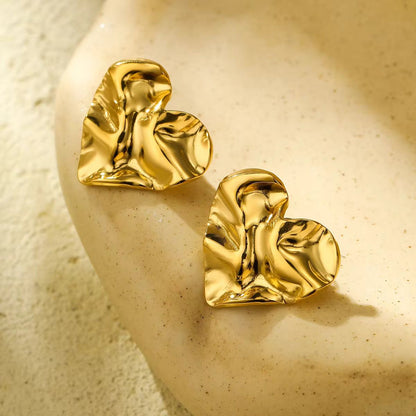 Fluid Heart Earrings
