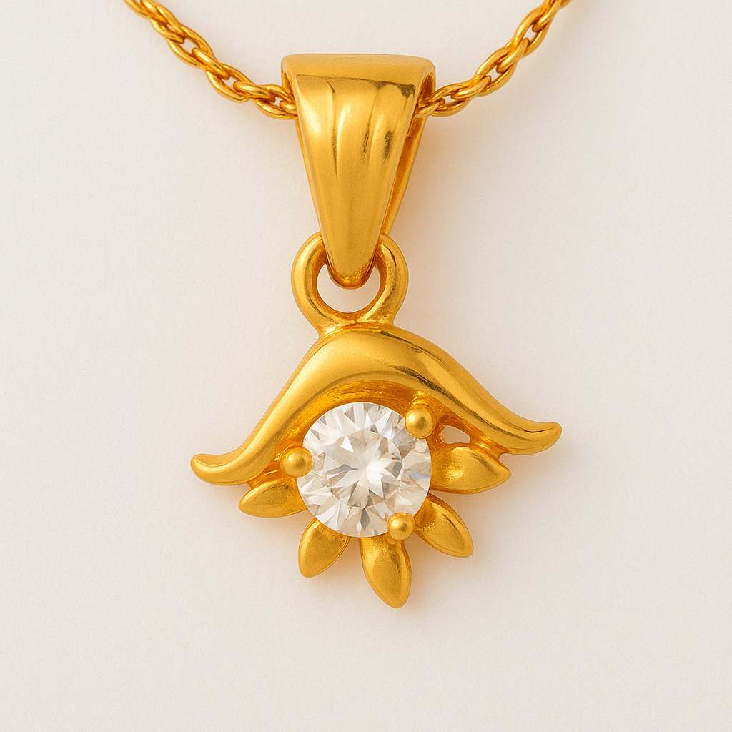 U Flower Chain Pendant Set