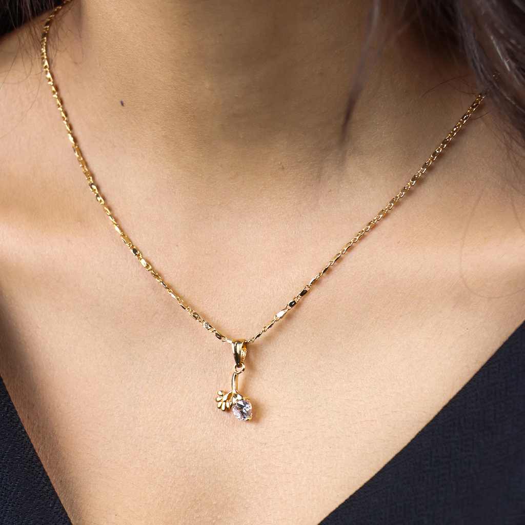 Tree Shape Chain Pendant Set