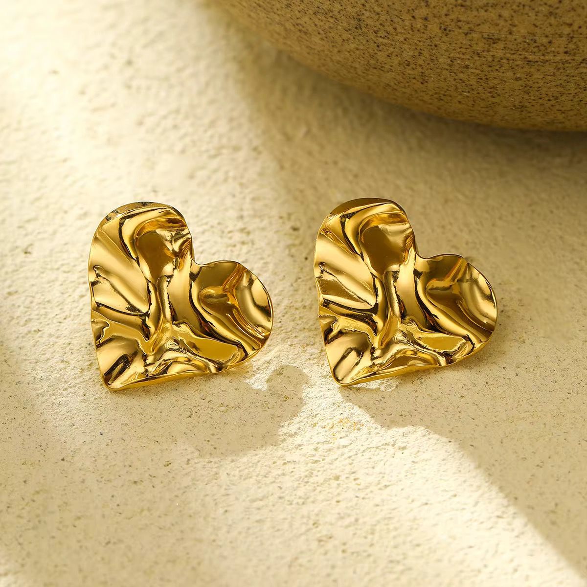 Fluid Heart Earrings