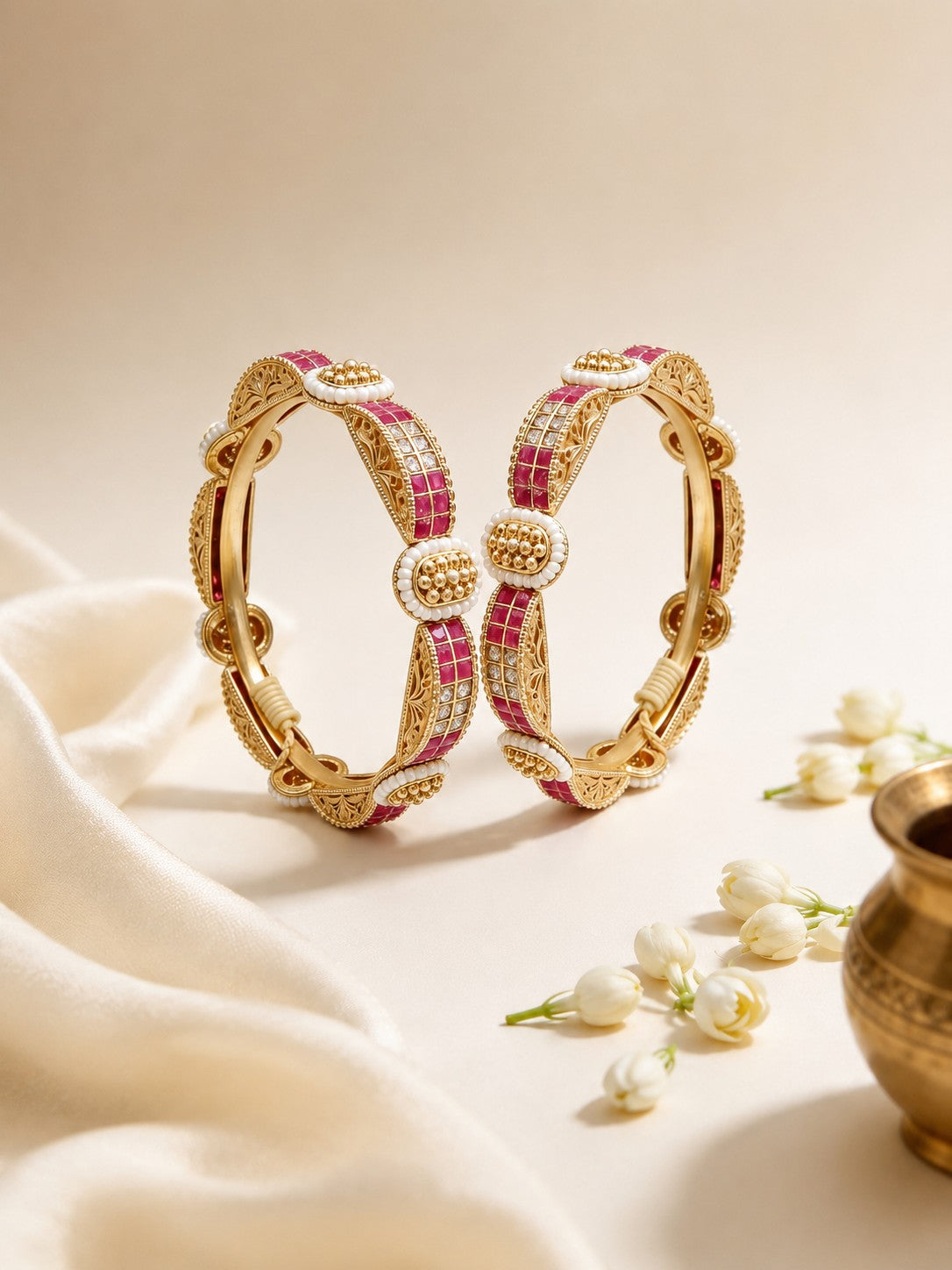 Phulkari Noor Kada (Set of 2)