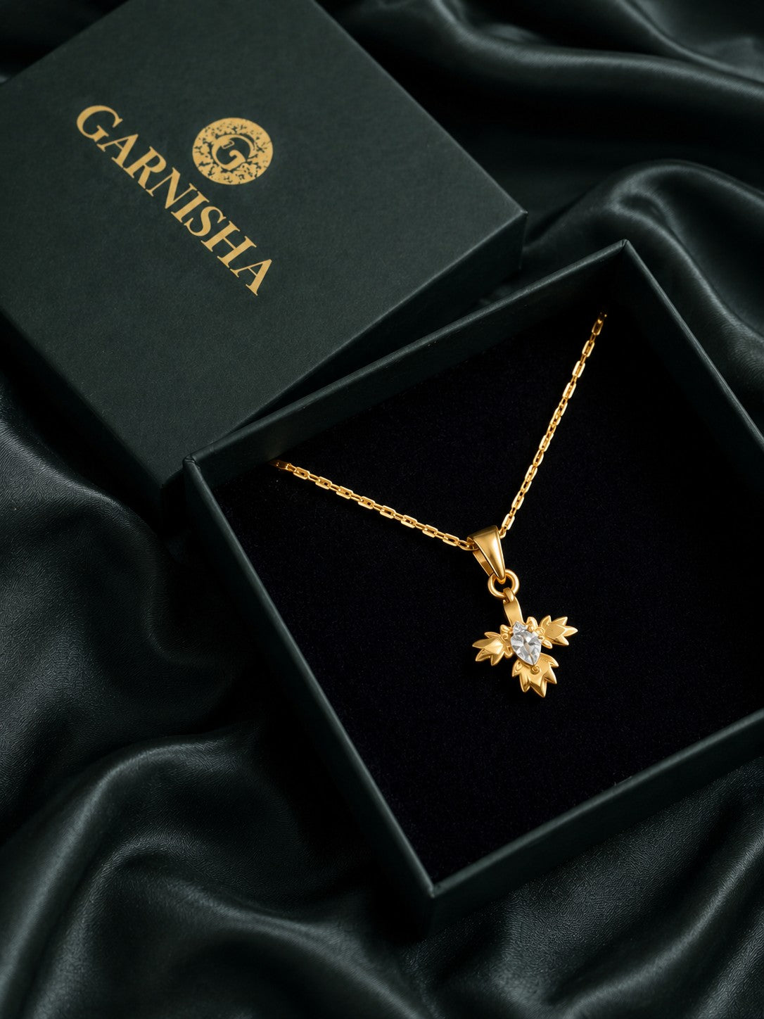 Floral Chain Pendant Set
