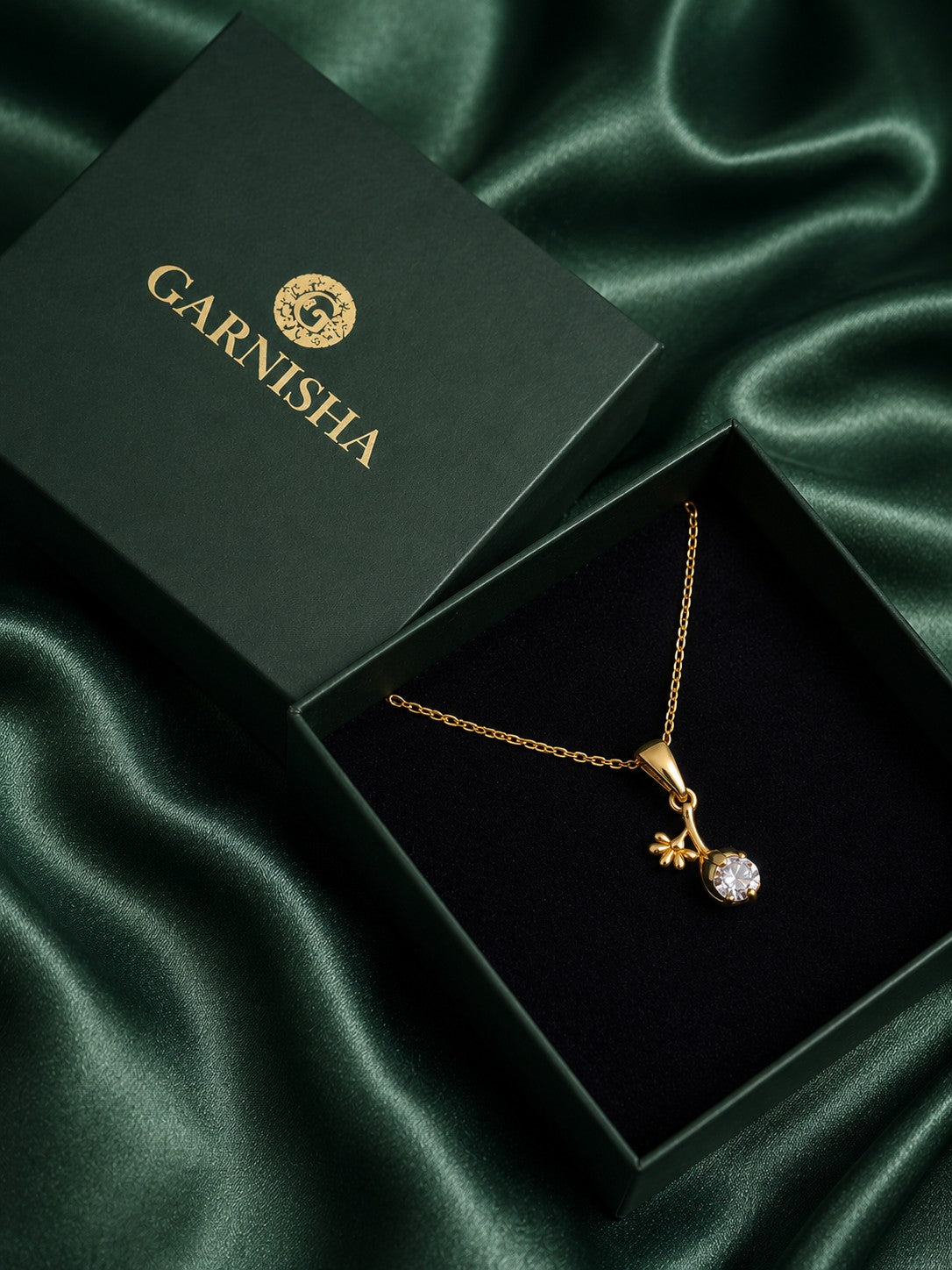 Tree Shape Chain Pendant Set