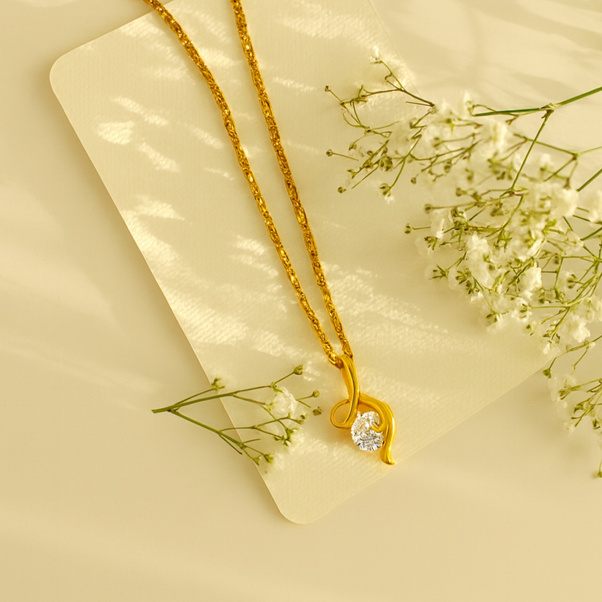 Angle Wings Chain Pendant Set