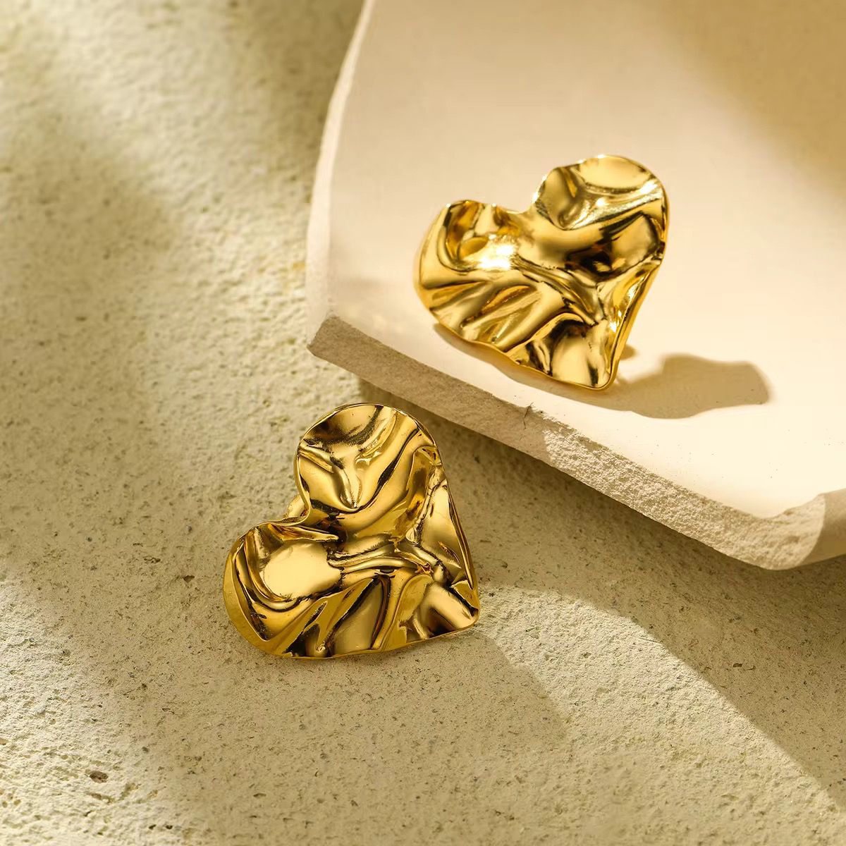 Fluid Heart Earrings