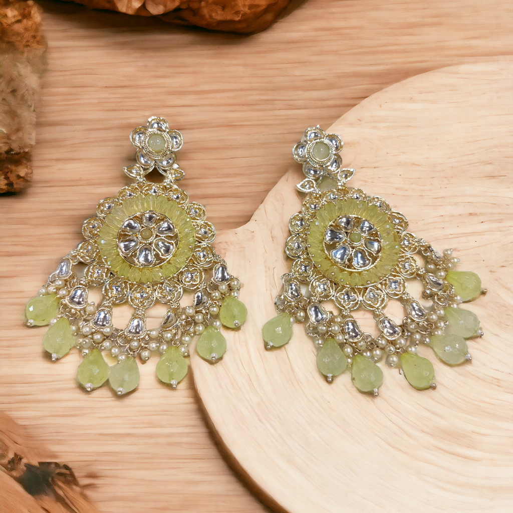 Chandbali Kundan Earrings