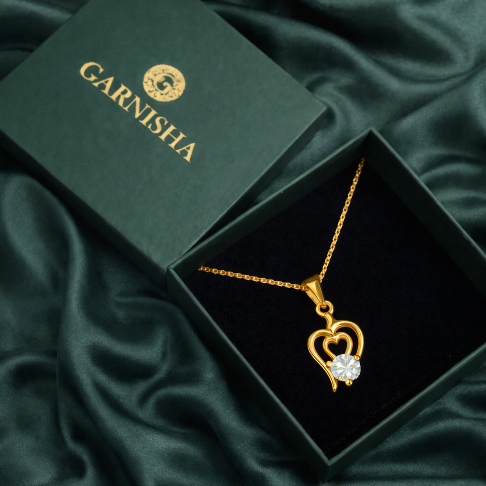 Trisool Shape Chain Pendant Set