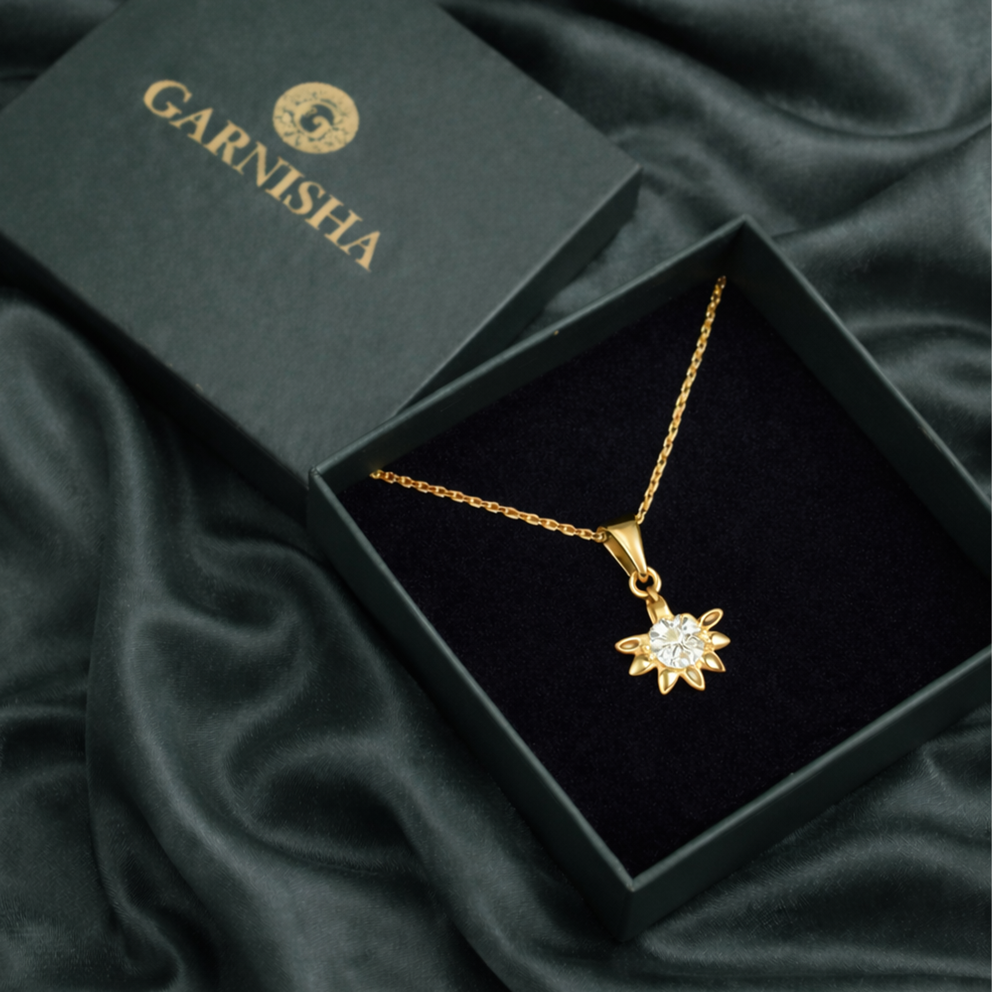 Flower Chain Pendant Set