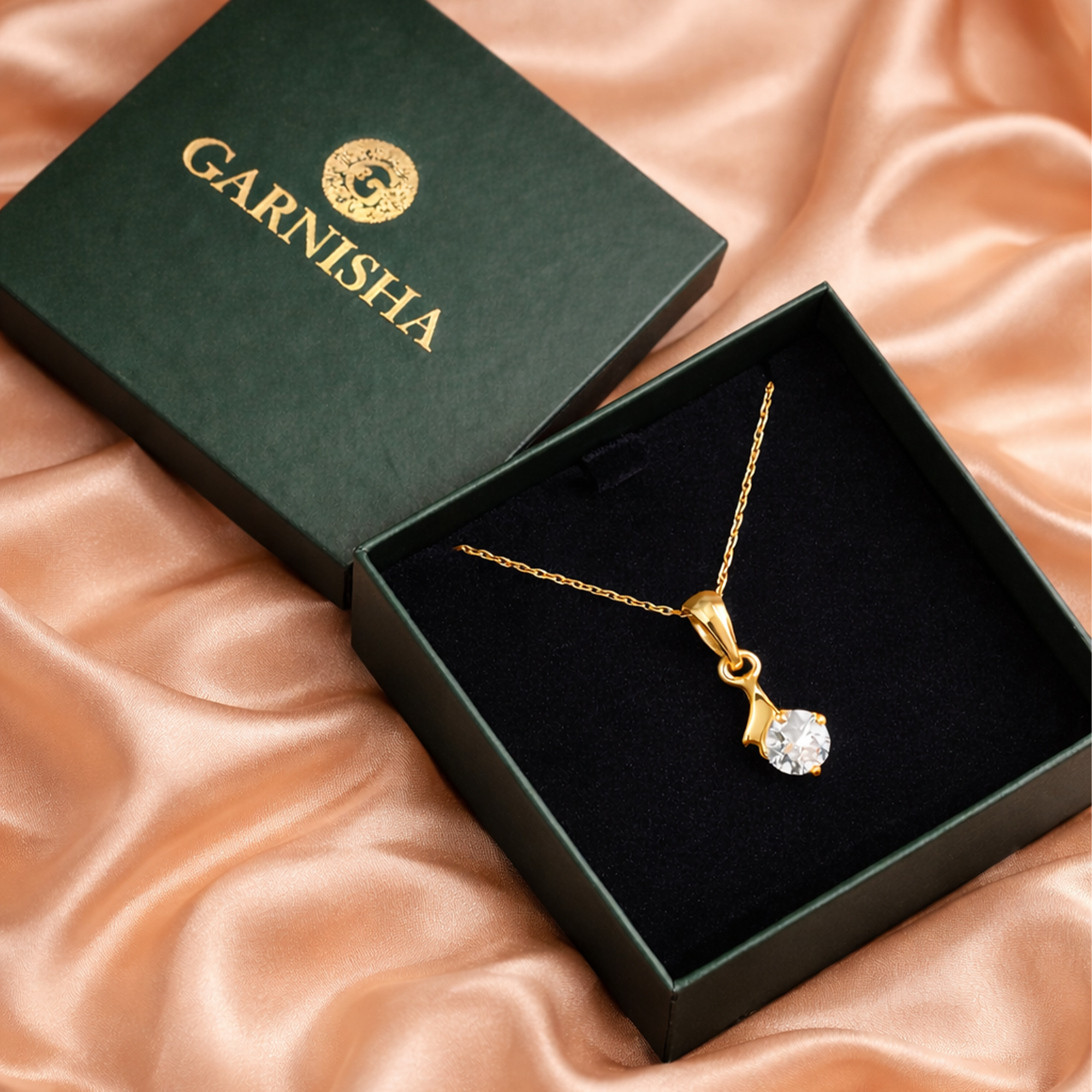 Hand Drop Chain Pendant Set