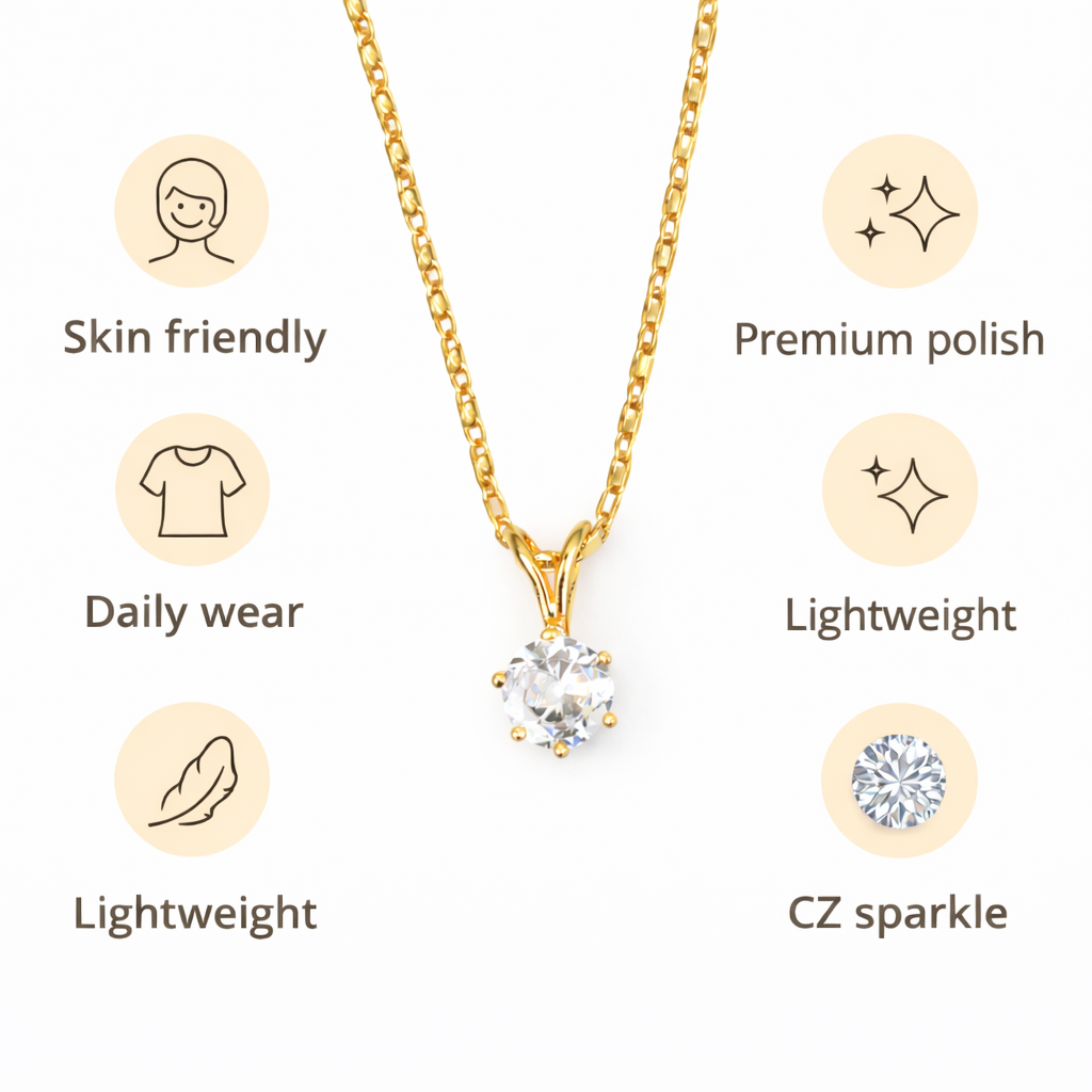Drop Chain Pendant Set