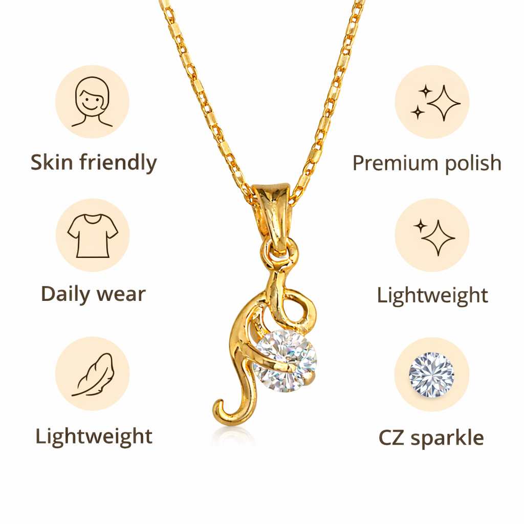 Angle Wings Chain Pendant Set