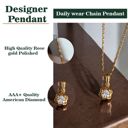 Garnisha Chain Pendant Set