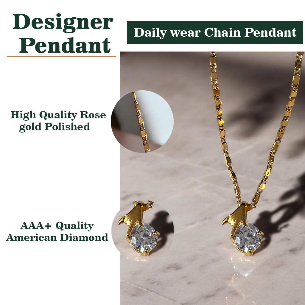 Hand Drop Chain Pendant Set
