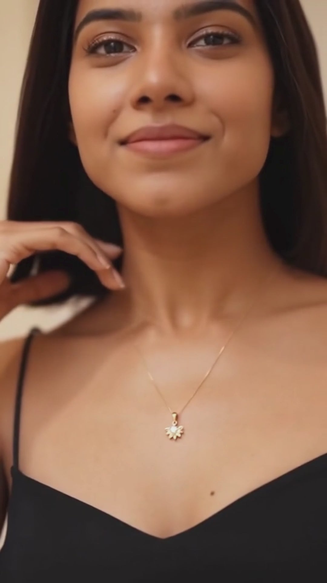Flower Chain Pendant Set