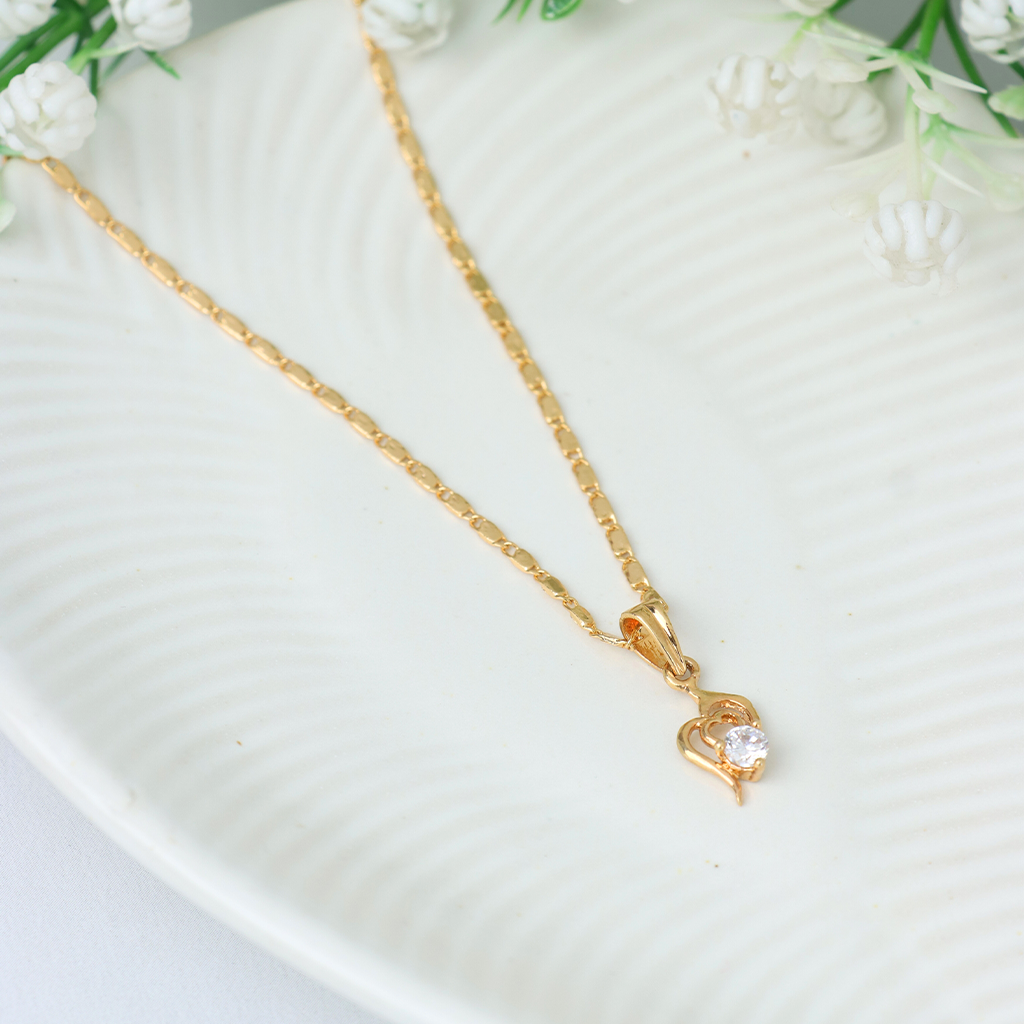 Trisool Shape Chain Pendant Set