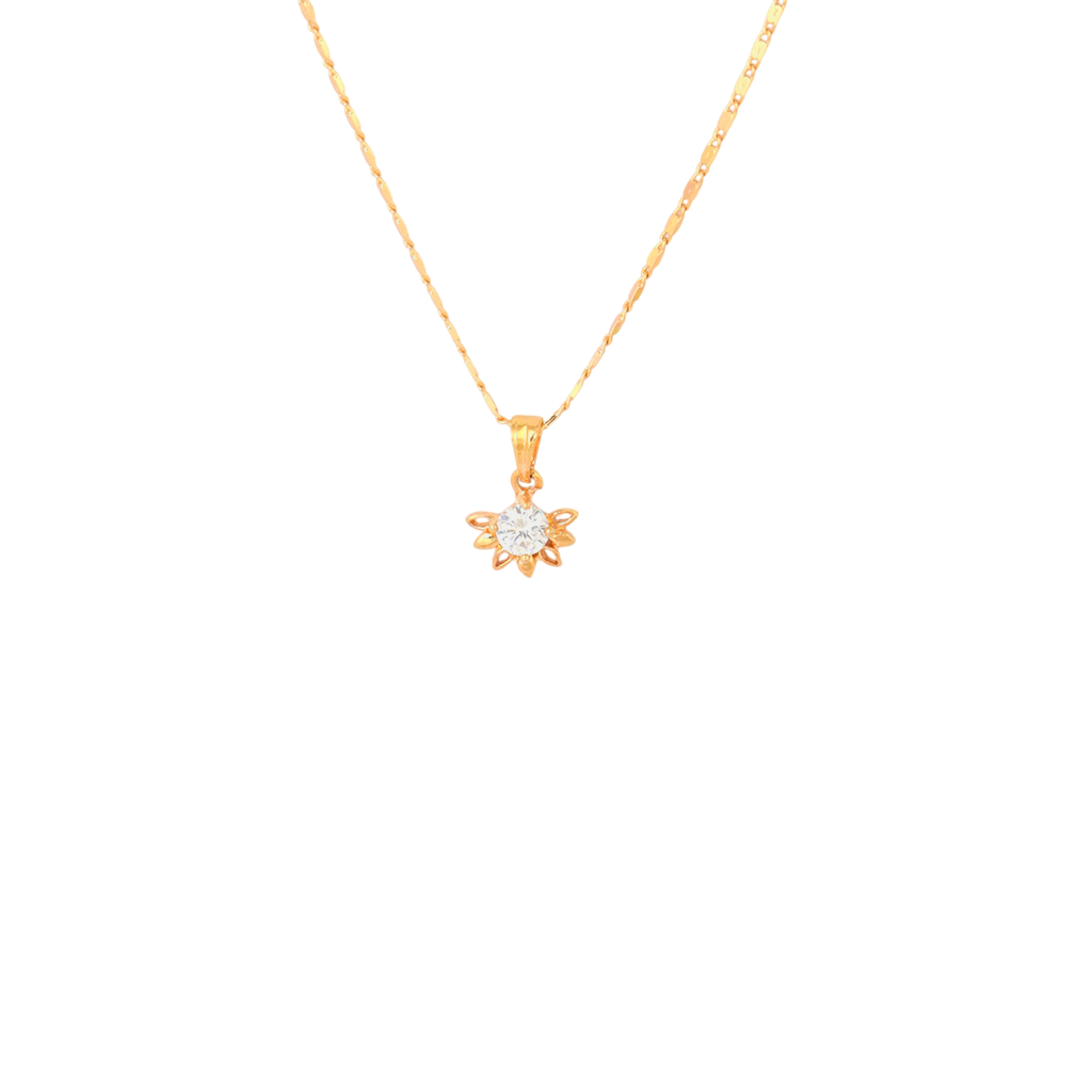 Flower Chain Pendant Set