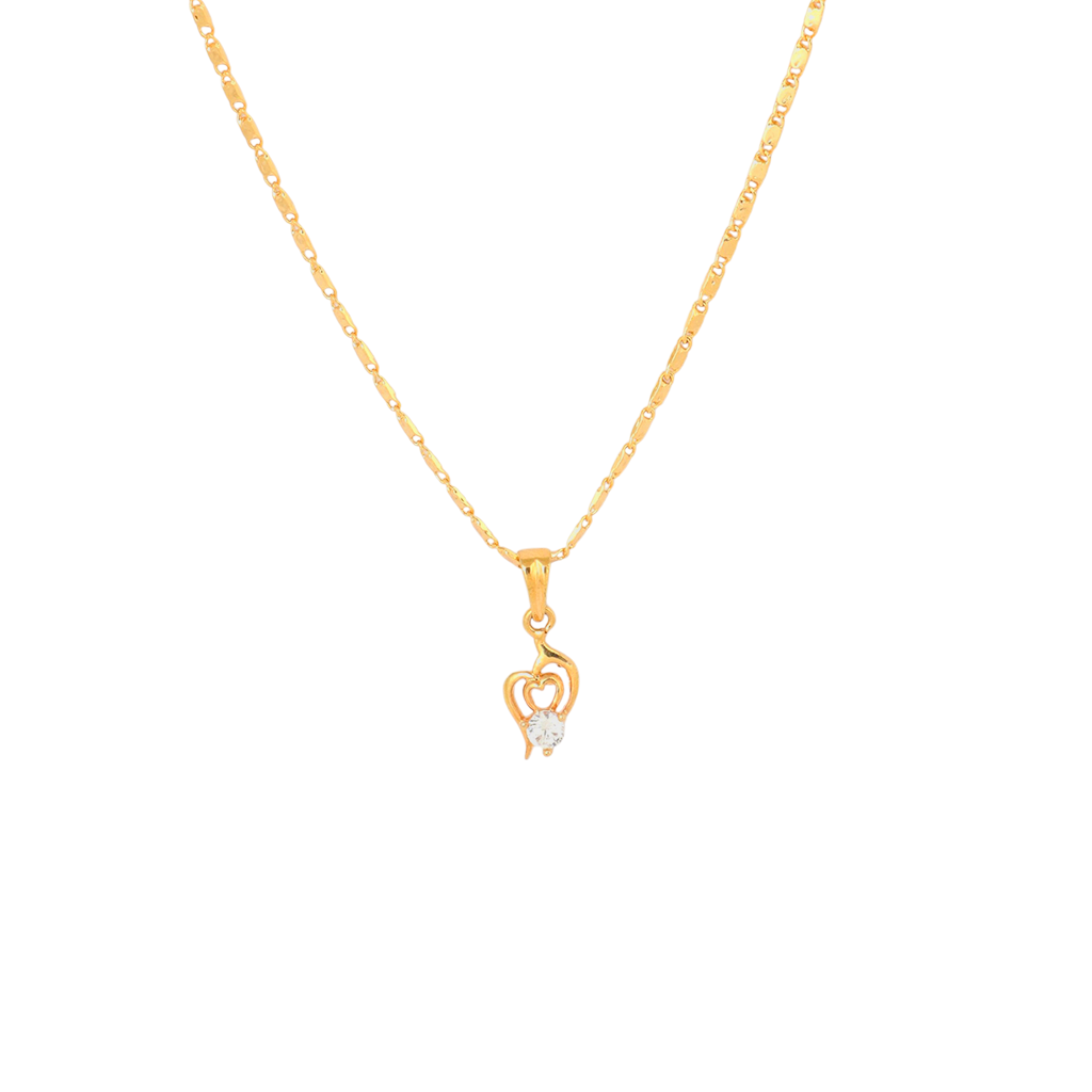 Trisool Shape Chain Pendant Set