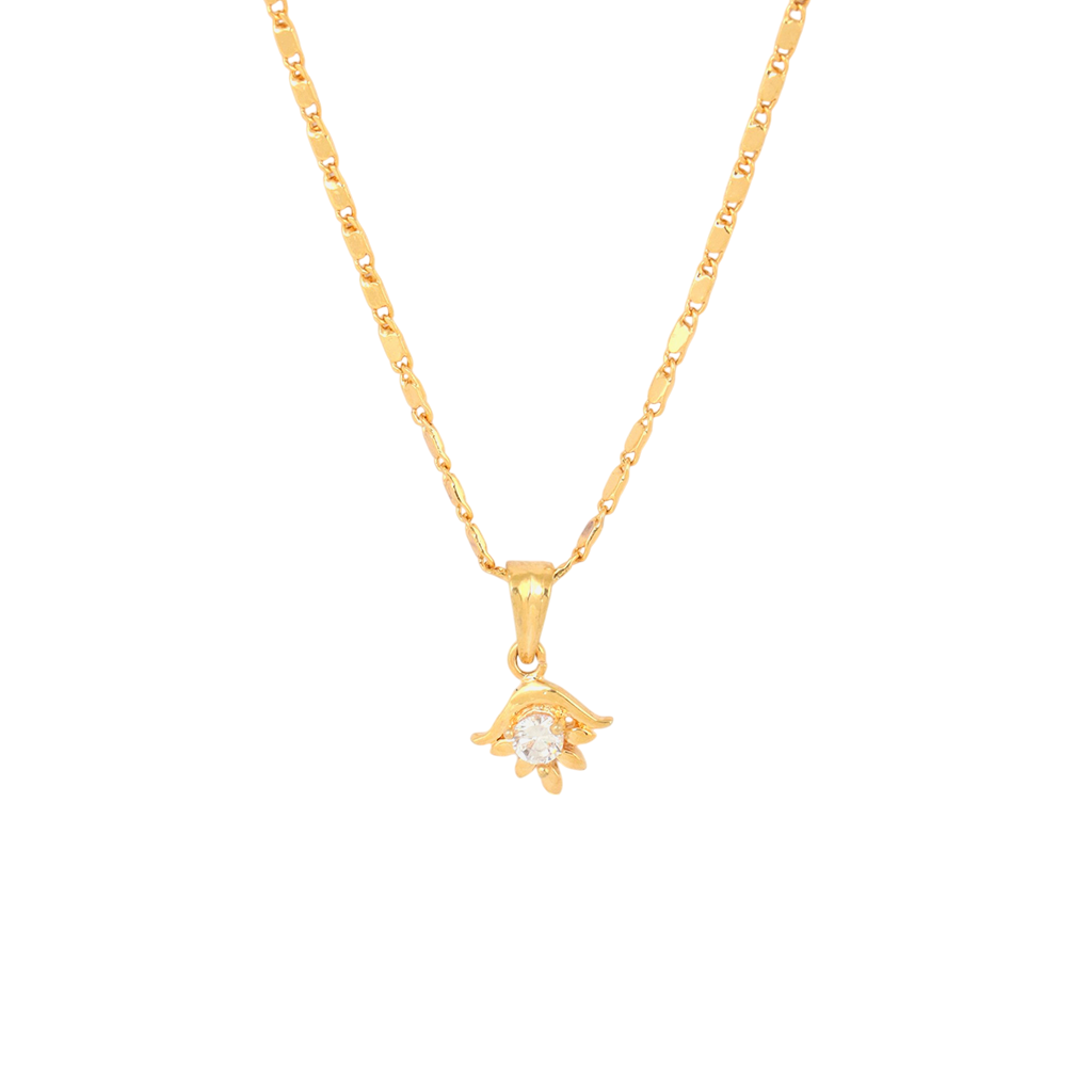 U Flower Chain Pendant Set