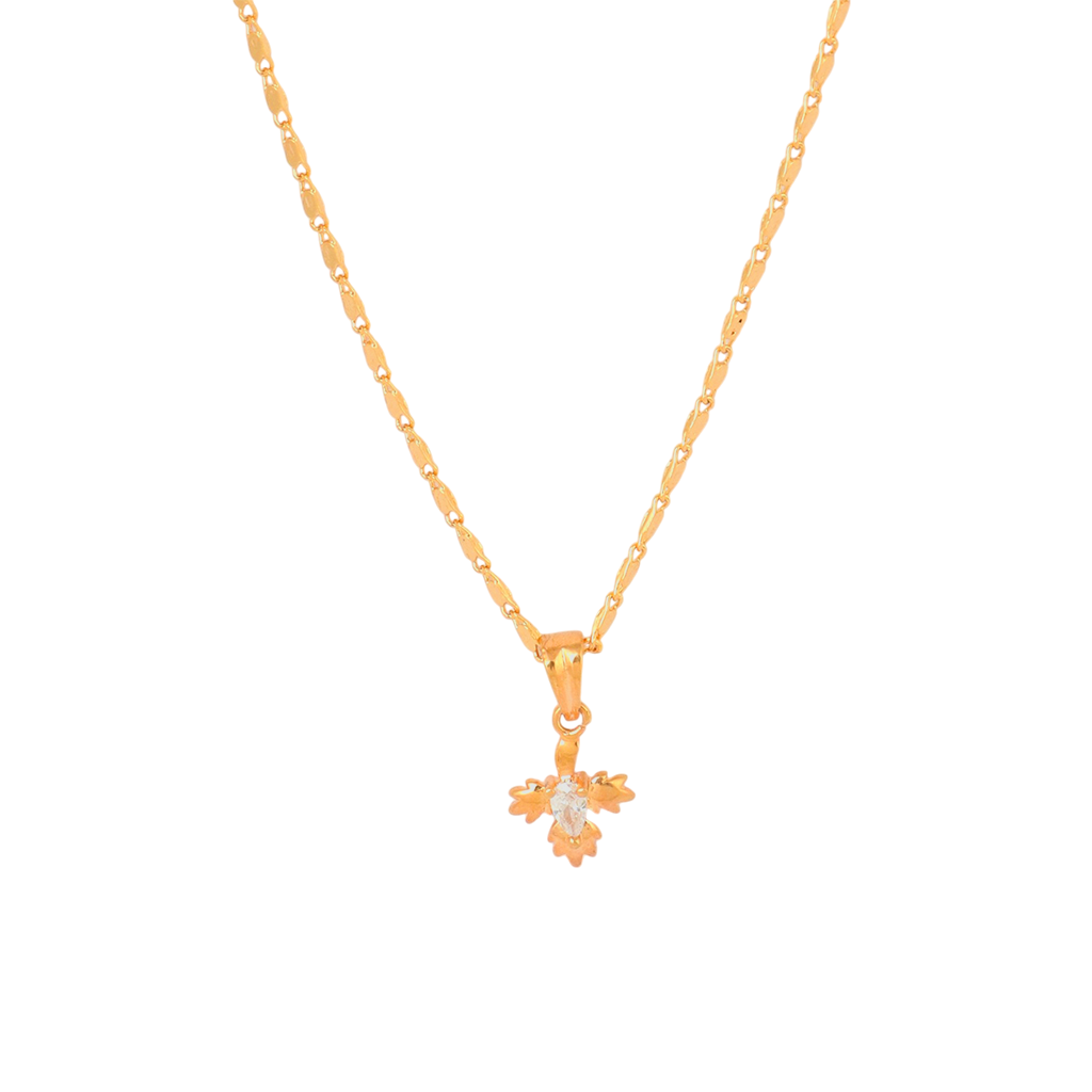 Floral Chain Pendant Set
